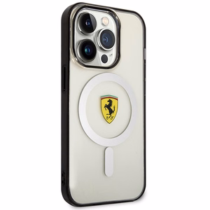 Ferrari FEHMP14LURKT iPhone 14 Pro 6.1" läbipaistev/läbipaistev hardcase Outline Magsafe