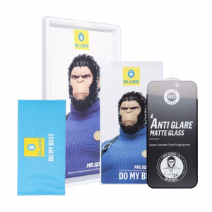 Mr. Monkey Glass (Strong Matte) 5D karastatud kaitseklaas Apple iPhone 18 Pro Max jaoks, must