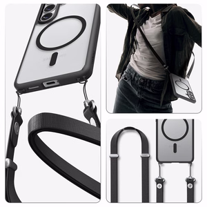 Spigen Ultra Hybrid Mag MagSafe Ümbris for Samsung Galaxy S26 - Clear must