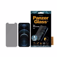 PanzerGlass Standard Super+ antibacterial privaatsus karastatud klaas jaoks iPhone 12 Pro Max