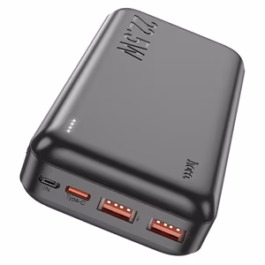 External battery Akupank Hoco J101A PD 20W+Quick Charge 3.0 22.5W 20000mAh must