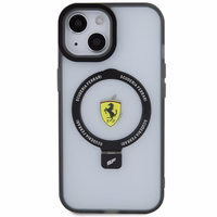 Ferrari FEHMP15SUSCAH iPhone 15 6.1" läbipaistev hardcase Ring Stand 2023 Collection MagSafe