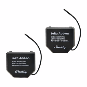 Komplekt of 2 EU868 Relays jaoks gen.3/4 Shelly LoRa Add-on