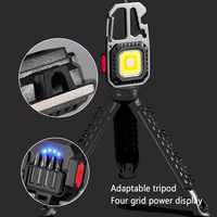Mini flashlight LED keychain W5138 Type C koos 4 screwdriver bits and statiiv
