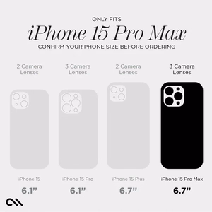 Case-Mate Shimmer MagSafe ümbris seadmele iPhone 15 Pro Max, sillerdav