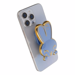 Phone stand RABBIT - stick-on - sinine