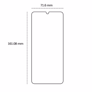 Tempered klaas 2,5D for Samsung Galaxy A06s