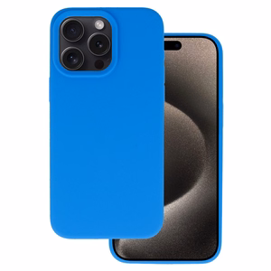 Силиконовый чехол Lite для iPhone 16 Pro Max синий