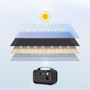 Choetech SC009-V2 solar foldable Laadija 100W USB-C / 2x USB-A PD QC - must