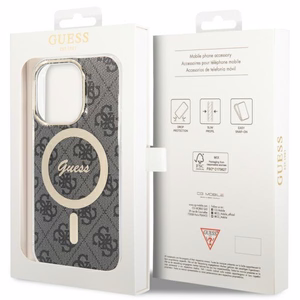 Guess GUHMP13LH4STK iPhone 13 Pro / 13 6.1" чёрный/чёрный hardcase 4G MagSafe