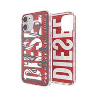 DIESEL Läbipaistev ümbris Snap IPHONE 12 MINI punane