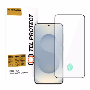 Tel Protect 10X HD Titanium Закалённое стекло для Samsung Galaxy S25 Plus / S24 Plus (со сканером отпечатка пальца)