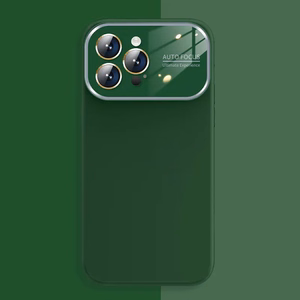 Soft Silicone Lens Ümbris jaoks Iphone 15 Plus roheline