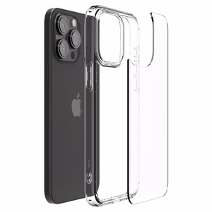 Spigen Crystal Hybrid iPhone 15 Pro Ümbris - läbipaistev