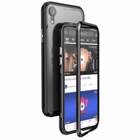 Luphie Bicolor Magnetic SWORD Ümbris jaoks Samsung Galaxy S8 Plus must-punane