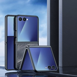 Telefoni ümbris Dux Ducis Aimo Samsung F751 Z Flip7 must