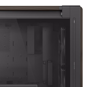 ASUS ProArt PA602 keskmõõdus tornkorpus puitviimistluse ja karastatud klaasist paneeliga, must