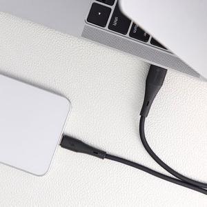 Кабель USB A к USB C Forcell F-Energy QC4.0 3A 66W Silicone 1 м C342 черный