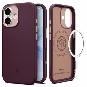 Spigen Nano Pop Mag MagSafe ümbris jaoks iPhone 17 - burgundia