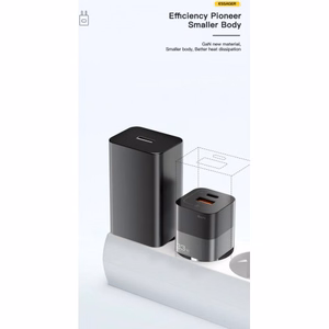 Laadija Essager GaN Square must 33W (PD / QC3.0)
