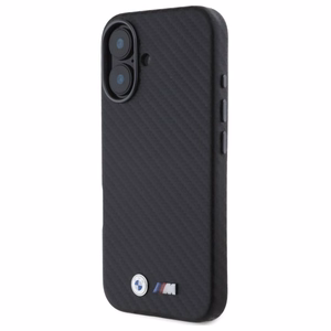 BMW Carbon Wrapped Metal iPhone 16 Ümbris - must