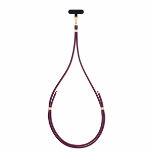 3mk EasyClip Elite telefoni kaelapael, Mulberry (kuldsed detailid)