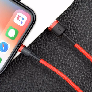 USB kaabel Baseus Cafule punane Lightning 50cm