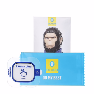 5D Mr. Monkey Glass - jaoks Apple Watch Ultra / Ultra 2 / Ultra 3 must (Strong HD)