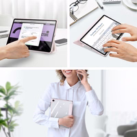 Dux Ducis Toby ümbris with flip stand jaoks Samsung Galaxy Tab A9+ - roosa