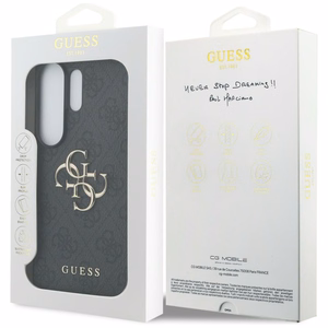 Guess 4G Big Metal Logo чехол для Samsung Galaxy S26 Ultra чёрный