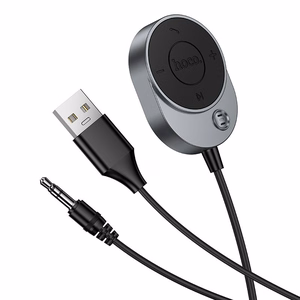 Wireless car receiver Hoco AUX Bluetooth with kaabel Jack 3,5 mm E150 metal hall