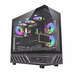 DarkFlash DS950 computer Ümbris (Must) + 6 fans