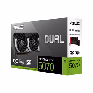 ASUS Dual NVIDIA GeForce RTX 5070 OC 12 GB Videokaart