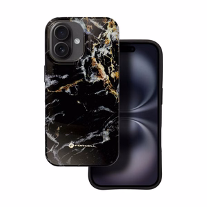 Ümbris jaoks iPhone 16 Forcell F-Protect Mirage compatible with Magsafe Military Drop-Test must marble