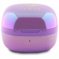 Guess 4G Printed Logo Bluetooth TWS Kõrvaklapid + Docking Station - Purple