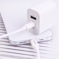 Maxlife MXTC-06-20AC PD QC laadija 1x USB-C 1x USB 20W valge + USB-C - USB-C kaabel 20W