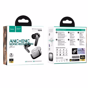 HOCO беспроводные наушники bluetooth TWS ANC ENC EQ16 чёрные glaze