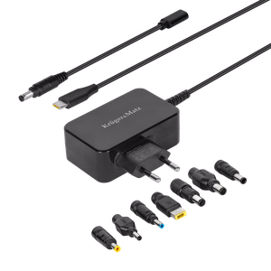 Kruger&Matz universaalne toiteadapter Power Delivery ja 7 otsikuga, 45 W