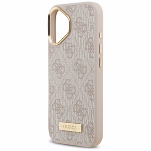 Guess 4G Logo Plate MagSafe Ümbris jaoks iPhone 17 - Roosa