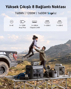 Anker Solix C800X kaasaskantav elektrijaam 1200W