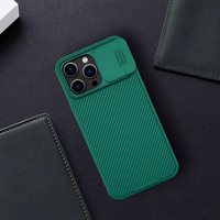 Nillkin CamShield Pro Case iPhone 14 Pro Max soomustatud kaitsekate kaamera kaitsekile sinine