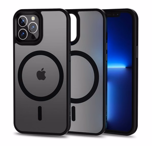 Tech-Protect MagMat MagSafe Ümbris jaoks iPhone 12 / 12 Pro - Matte must