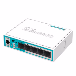 MikroTik hEX Lite RB750r2 ruuter, 5 porti, 10/100M