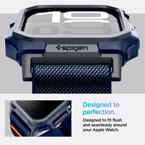 Чехол SPIGEN Lite Fit "PRO" для Apple Watch 10 (46 MM) тёмно-синий