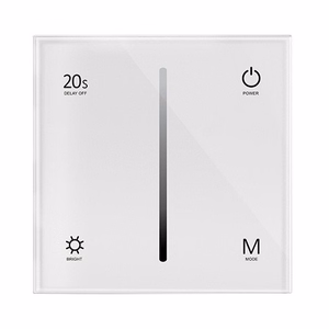 Puuteekraaniga dimmer T1-1, 12-48VDC, 2 kanalit