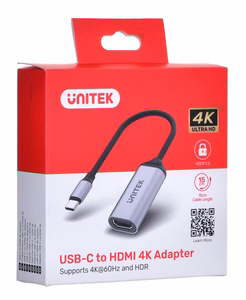 Kaabli adapter Unitek (V1420A) USB-C - HDMI 2.0 4K 60Hz