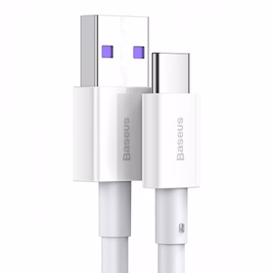 USB kaabel Baseus Superior valge Type-C 100cm (kuni 66W / 6A)