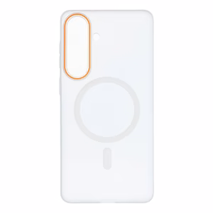 Ümbris GO ORANGE ühildub MagSafe jaoks SAMSUNG S26 Edge läbipaistev