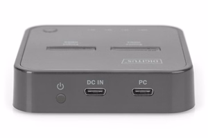 Digitus kahekordne M.2 NVMe SSD dokijaam kloonimisfunktsiooniga, USB-C