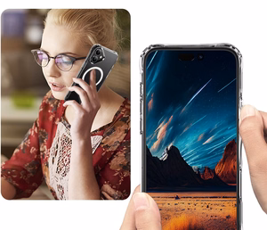 Perfectionists läbipaistev Mag Ümbris Apple iPhone 16 läbipaistev